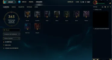 129 SKINS+PREÇO BOM+RUNAS+SKINS DE SENTINELA=VEM CONFERIR!!!