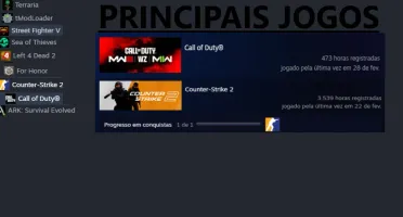 Conta Steam Com Cs:Go, Mw3/Mw2 Vault Edition 3K De Cp E Etc