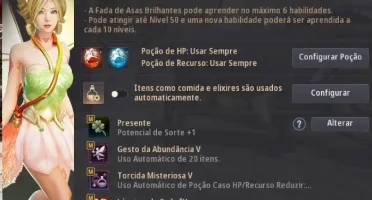 Conta BDO - Pot infinita HP e MP / Fada perfeita / Nova 63