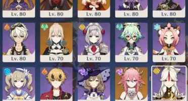 Venti C2, Hutao, Yae, Klee, Xiao, etc