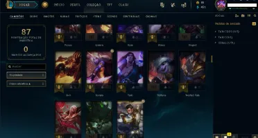 Conta Platina 1 - ex d3 - League of Legends - Lol