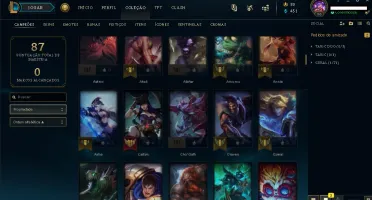 Conta Platina 1 - ex d3 - League of Legends - Lol