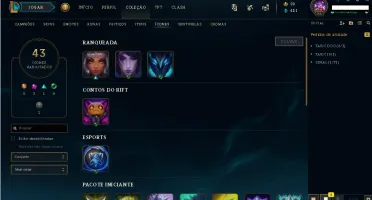 Conta Platina 1 - ex d3 - League of Legends - Lol