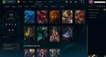 Conta Platina 1 - ex d3 - League of Legends - Lol