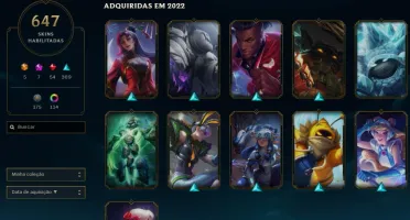 CONTA RIOT C/ SKINS (LOL, VALORANT, WILD RIFT)