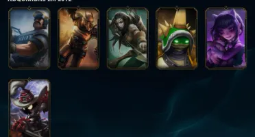 CONTA COM KAYLE JUIZA, RAMMUS REI E 3 SKINS PRESTIGIO