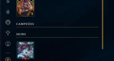 CONTA COM KAYLE JUIZA, RAMMUS REI E 3 SKINS PRESTIGIO