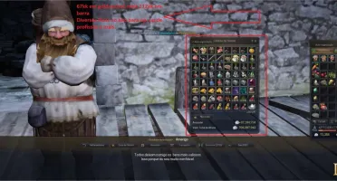 Conta Black Desert SA LVL 58 (60%) pro 59 full TRI