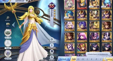 SAINT SEIYA AWAKENING - COM GEMAS AVANÇADAS E LIVROS