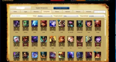 3 Contas de League of Legends
