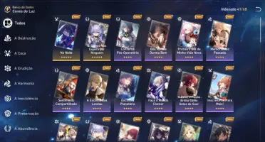 Honkai Star Rail - Seele + cone Na Noite, Bronya, Himeko, Co