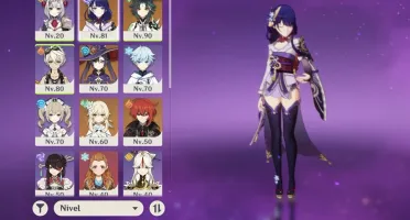 Ar50. Shogun Raiden + cortadora de grama, Xiao, Mona e Diluc