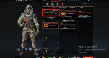 Vendo conta Warface com McMillan CS5