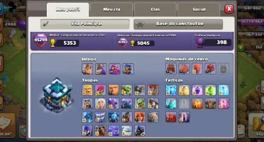 CV13 SEMI FULL CLASH OF CLANS COC TH13 BEM UPADA SKINS