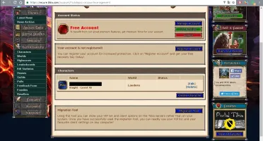 KNIGHT lvl 78 World Laudera (Sem Registro)