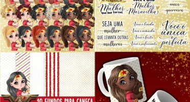 Pack Artes Mulher Maravila