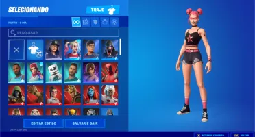 Conta Fortnite com 121 Skins + Presentes de Natal 2021