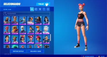 Conta Fortnite com 121 Skins + Presentes de Natal 2021