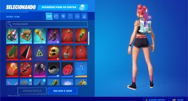 Conta Fortnite com 121 Skins + Presentes de Natal 2021
