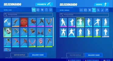 Conta Fortnite antiga com 1000 vBucks