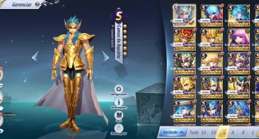 Conta Saint Seya awakening LV 70
