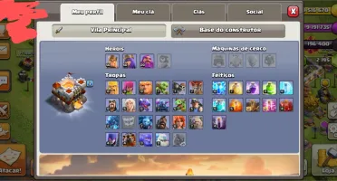 vendo cv11 Full e vilinha Full com 2k de gem