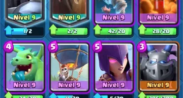 LEVEL 12 + FULL DECK + TODAS CARTAS + 1450 Gemas