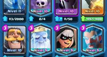 LEVEL 12 + FULL DECK + TODAS CARTAS + 1450 Gemas