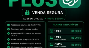 Chat GPT Plus 30 Dias - Acesso PRIVADO / ENVIO RAPIDO