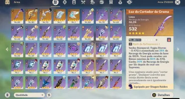 GENSHIN IMPACT - AR52, 13T5⭐Shogun + Bis, Navia + Bis,Zhong