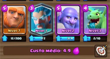 CONTA LVL8 - 4 LENDÁRIAS