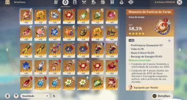 Conta Genshin Impact Rank 55