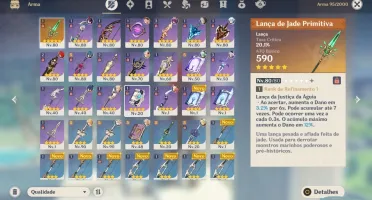 Conta Genshin Impact Rank 55
