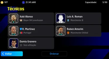 Conta de efootbal mobile full