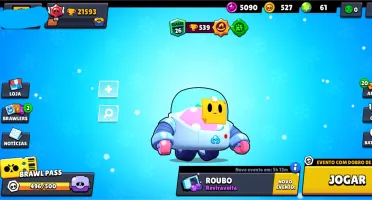 Conta Brawl star 21,5k todos brawlers