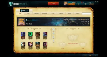 Unrankd Champios -> 24 Skins -> 4 E-mail Não Confirmado