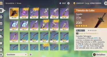 Venti+Fishl full conteslação+ arma lv 5