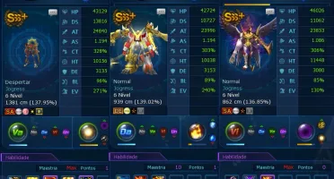 Acc forte no servidor LADMO Omegamon com itens End-Game