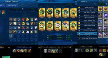 Acc forte no servidor LADMO Omegamon com itens End-Game