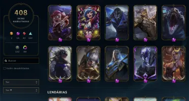 CONTA LOL - 400+ skins - 10 miticas