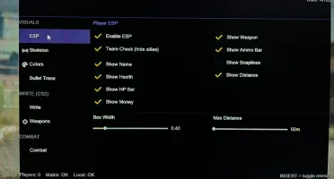 CS2 - ESP, Aimbot, No-Recoil, Visuals ++ cheat/hack
