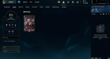 Conta com irelia prestigio