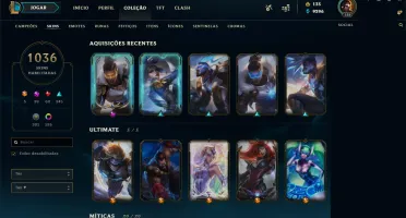 Conta League of Legends - BR Todos os Campeões e +1000 skins
