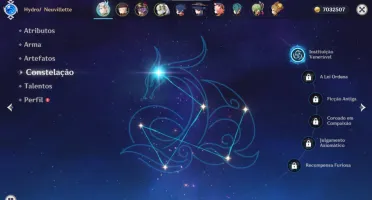 Conta Genshin Neuvillette C1 + Lyney + Nahida + Scaramouche