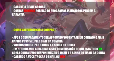 Conta Unranked C/ 36 Campeões e 9 Skins