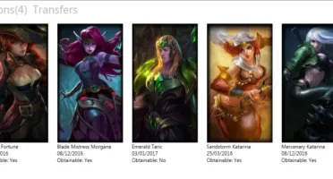 Conta Unranked C/ 36 Campeões e 9 Skins
