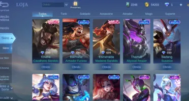 Conta completa mobile legends 🔥