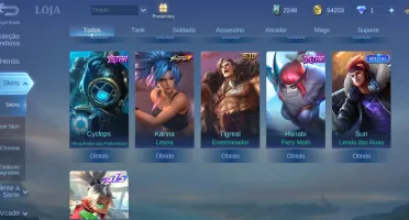 Conta completa mobile legends 🔥