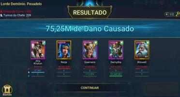 Conta Raid Shadow Legends com Wixwell