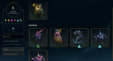 Conta LoL Full Acesso - 154 Champs e 88 Skins - Mono Morgana